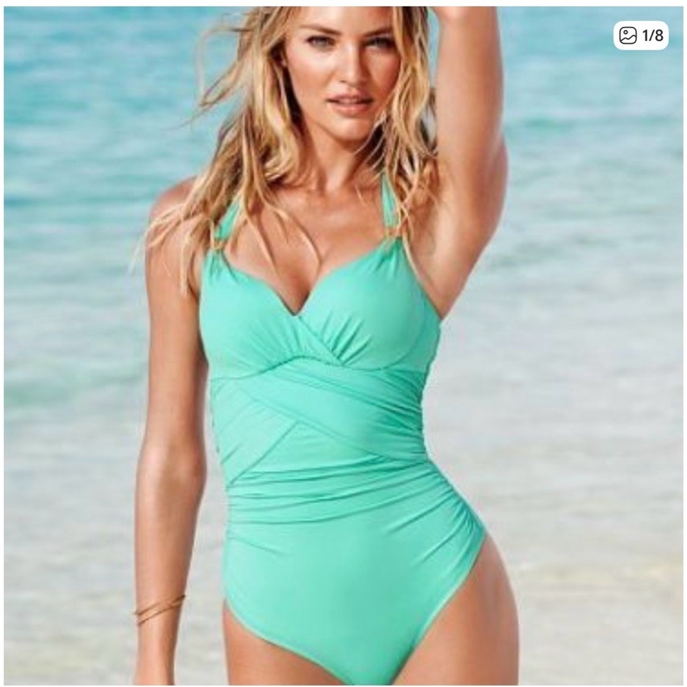 Victoria's Secret One Piece Swim Suit The Unforgettable Halter Top Bathing